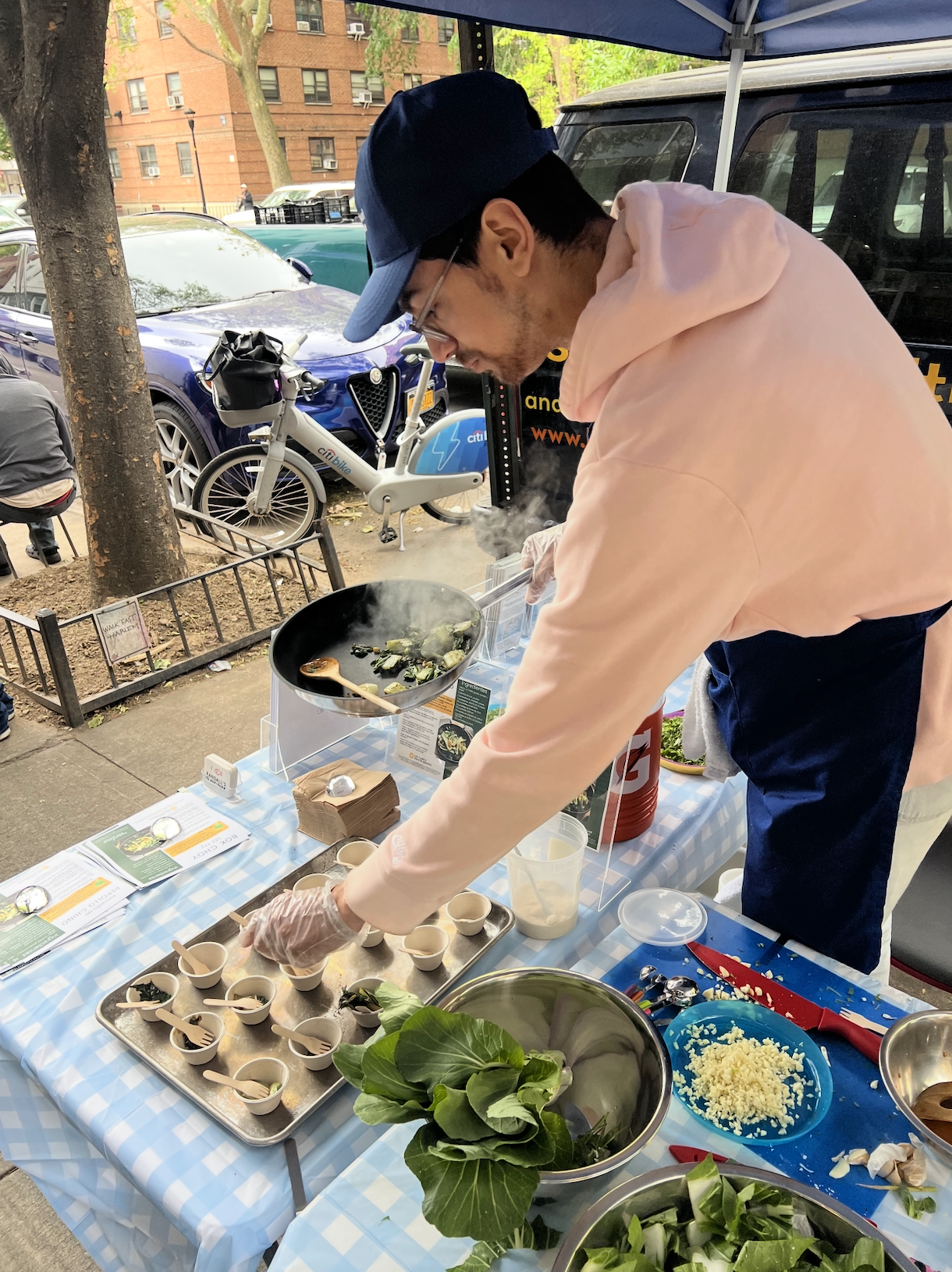 Student cooking